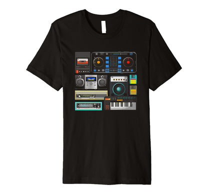 Old School Hip Hop Rap Music Beat Maker T-Shirt - Trendy Graphic Men Women - T-Shirt, Sweatshirt, Hoodie