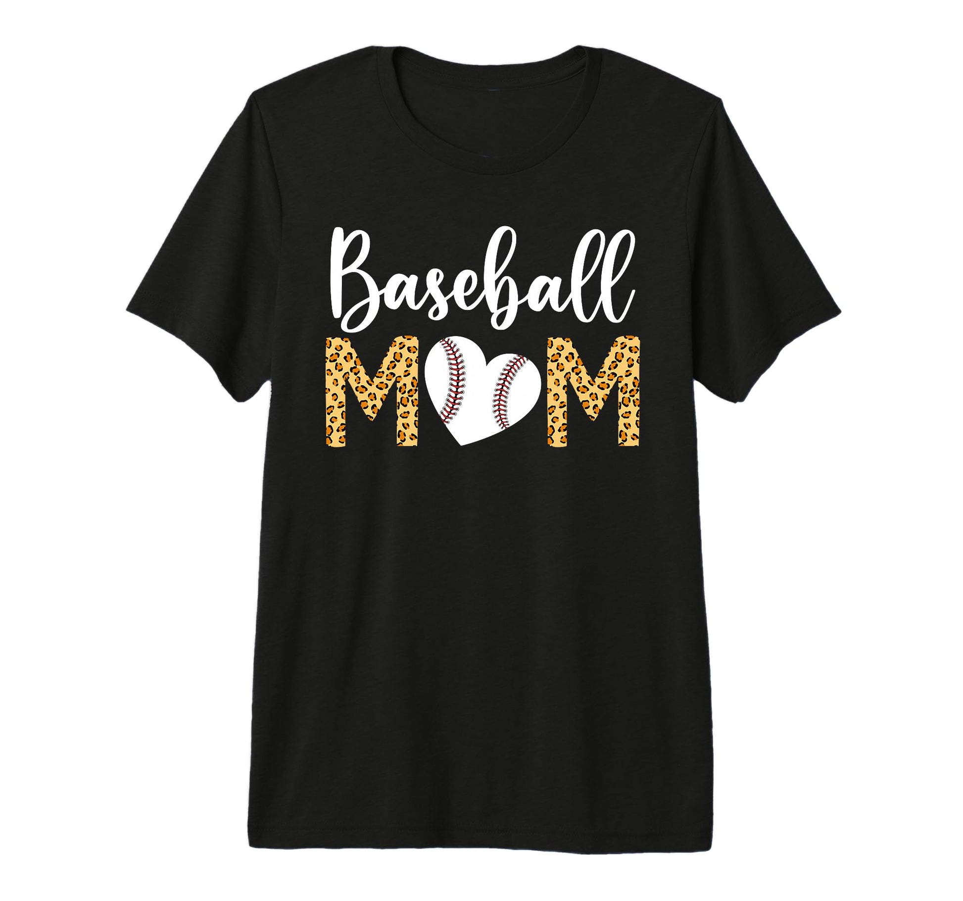 Baseball Mom Mothers Day Leopard Plaid T-Shirt - Unique Graphic Unisex - T-Shirt, Sweatshirt, Hoodie