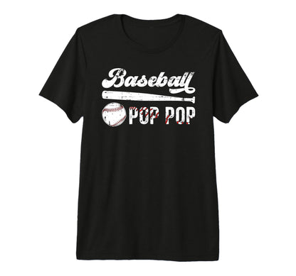 Mens Baseball Pop Pop Baseball Player T-Shirt - Novelty Apparel Men Women - T-Shirt, Sweatshirt, Hoodie