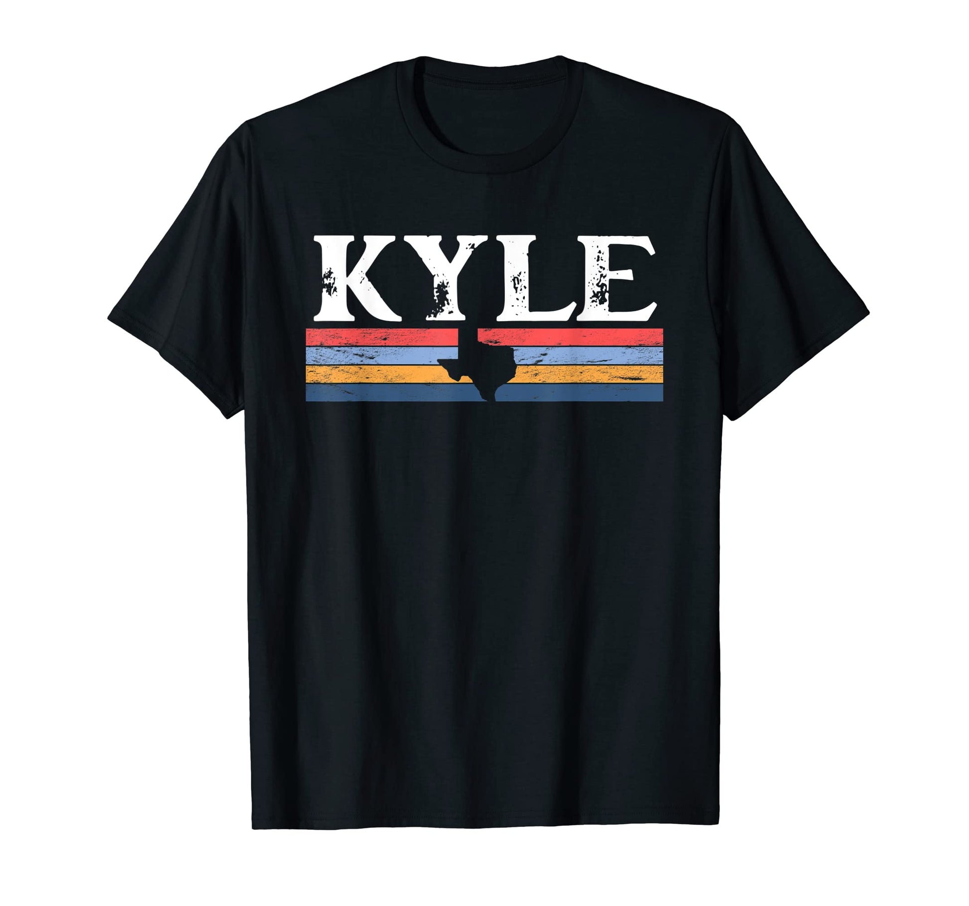 Kyle Texas Tx Stripes State 70S Color T-Shirt - Graphic Print for Adults - T-Shirt, Sweatshirt, Hoodie