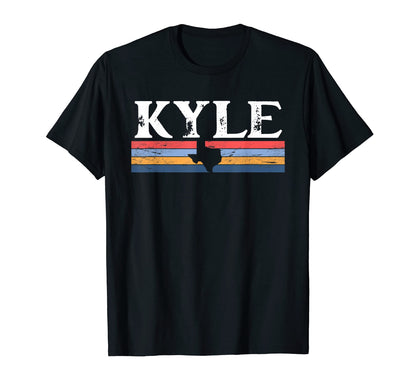 Kyle Texas Tx Stripes State 70S Color T-Shirt - Graphic Print for Adults - T-Shirt, Sweatshirt, Hoodie