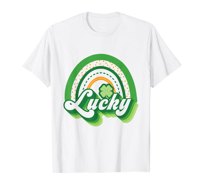 Irish St Patricks Day Groovy Rainbow T-Shirt - Streetwear Style Men Women - T-Shirt, Sweatshirt, Hoodie