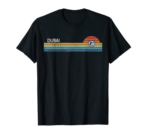 Dubai United Arab Emirates Sunset T-Shirt - Minimalist Print for Adults - T-Shirt, Sweatshirt, Hoodie