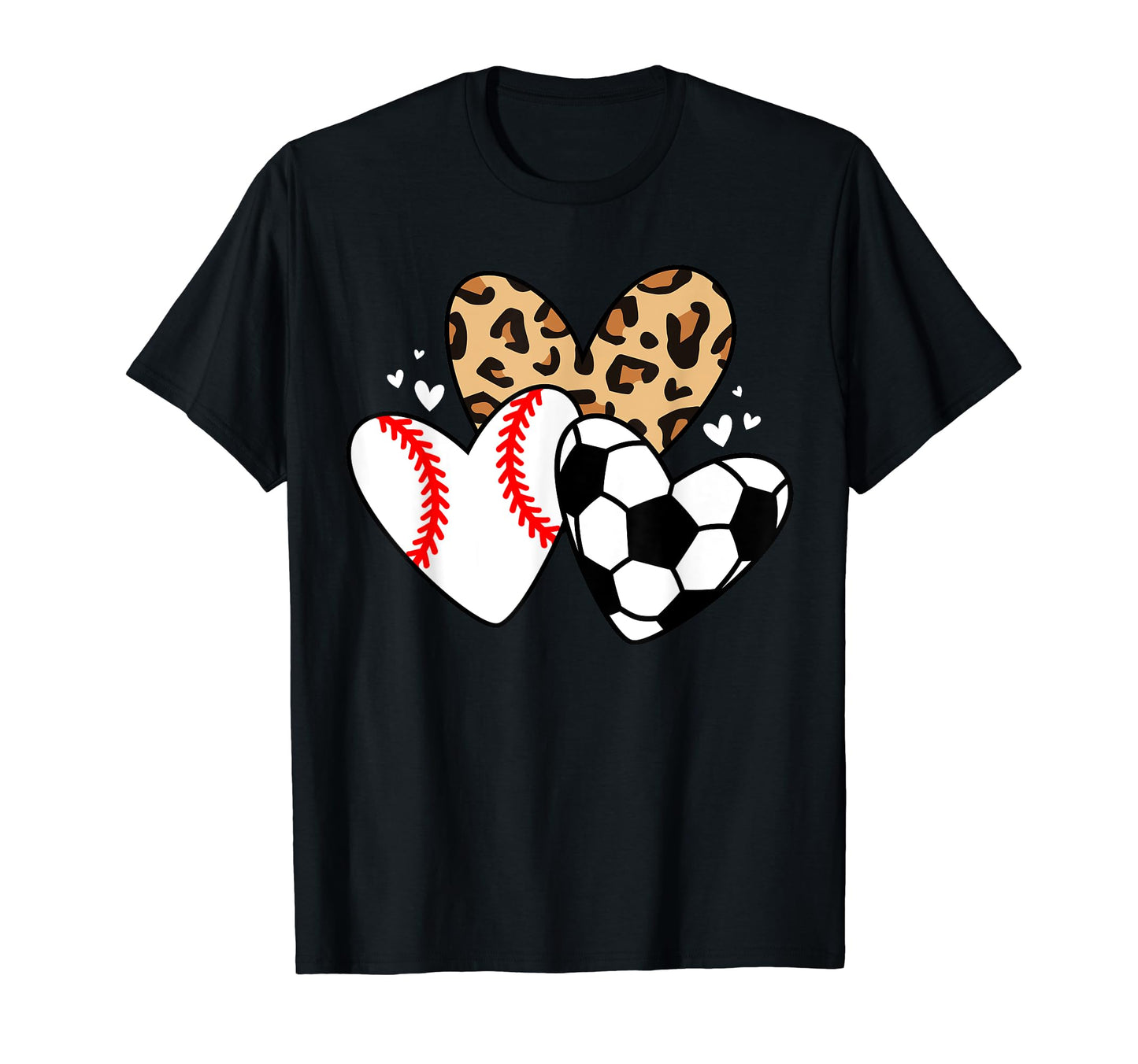 Soccer Baseball Heart Funny Soccer T-Shirt - Streetwear Style for Adults - T-Shirt, Sweatshirt, Hoodie