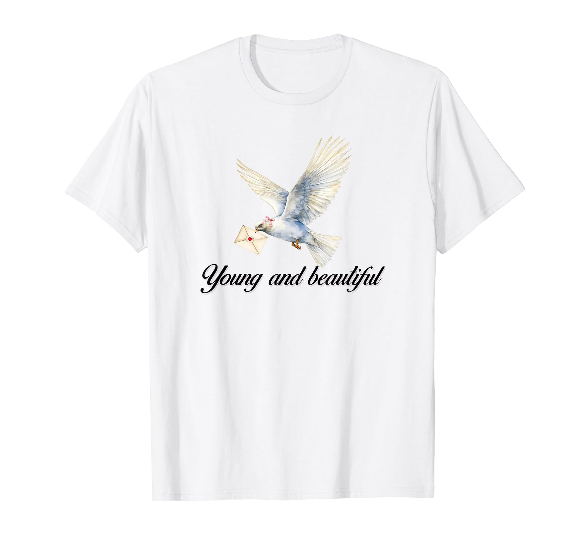 So Real Dove Coquette Girlcore Y2K T-Shirt - Custom Art Print Men Women - T-Shirt, Sweatshirt, Hoodie