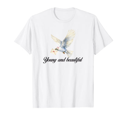 So Real Dove Coquette Girlcore Y2K T-Shirt - Custom Art Print Men Women - T-Shirt, Sweatshirt, Hoodie