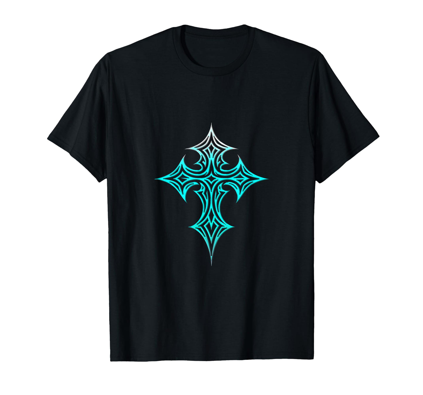 Gothic Cross Y2K Aesthetic Emo Goth T-Shirt - Casual Everyday Wear Unisex - T-Shirt, Sweatshirt, Hoodie