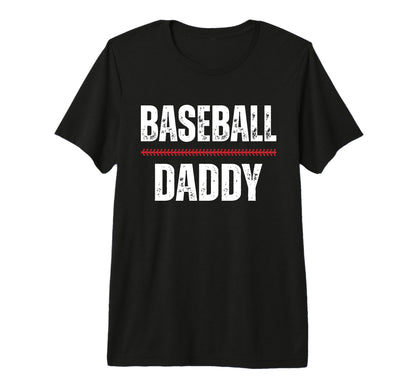 Baseball Daddy Proud Love Baseball T-Shirt - Minimalist Print for Adults - T-Shirt, Sweatshirt, Hoodie
