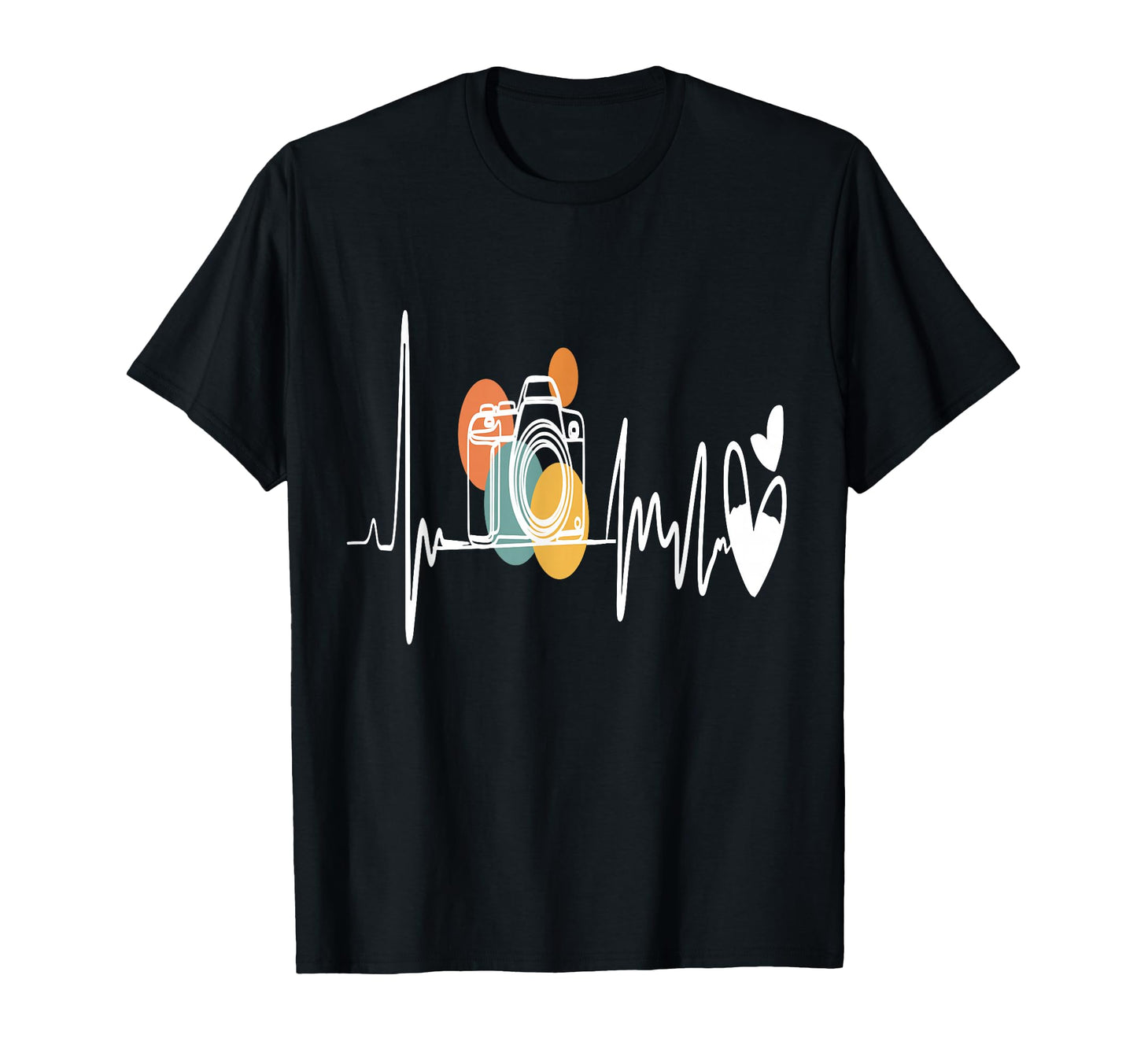 Womens Funny Camera Heartbeat T-Shirt - Novelty Apparel for Adults - T-Shirt, Sweatshirt, Hoodie