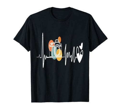 Womens Funny Camera Heartbeat T-Shirt - Novelty Apparel for Adults - T-Shirt, Sweatshirt, Hoodie