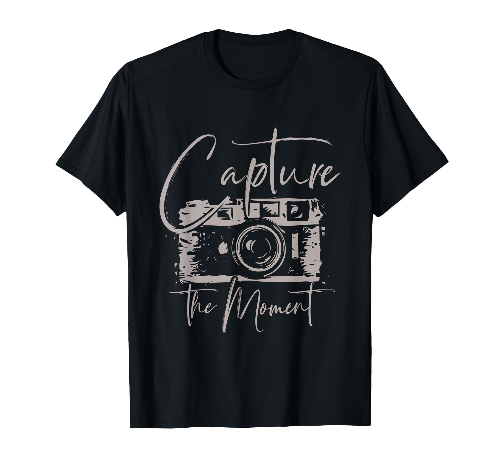 Capture Moment Photography Camera T-Shirt - Minimalist Print Men Women - T-Shirt, Sweatshirt, Hoodie