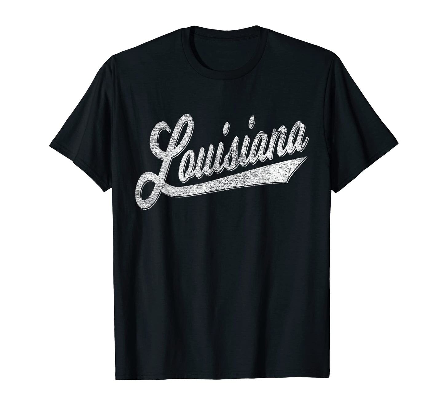 Louisiana Varsity Script Sports T-Shirt - Casual Everyday Wear Men Women - T-Shirt, Sweatshirt, Hoodie