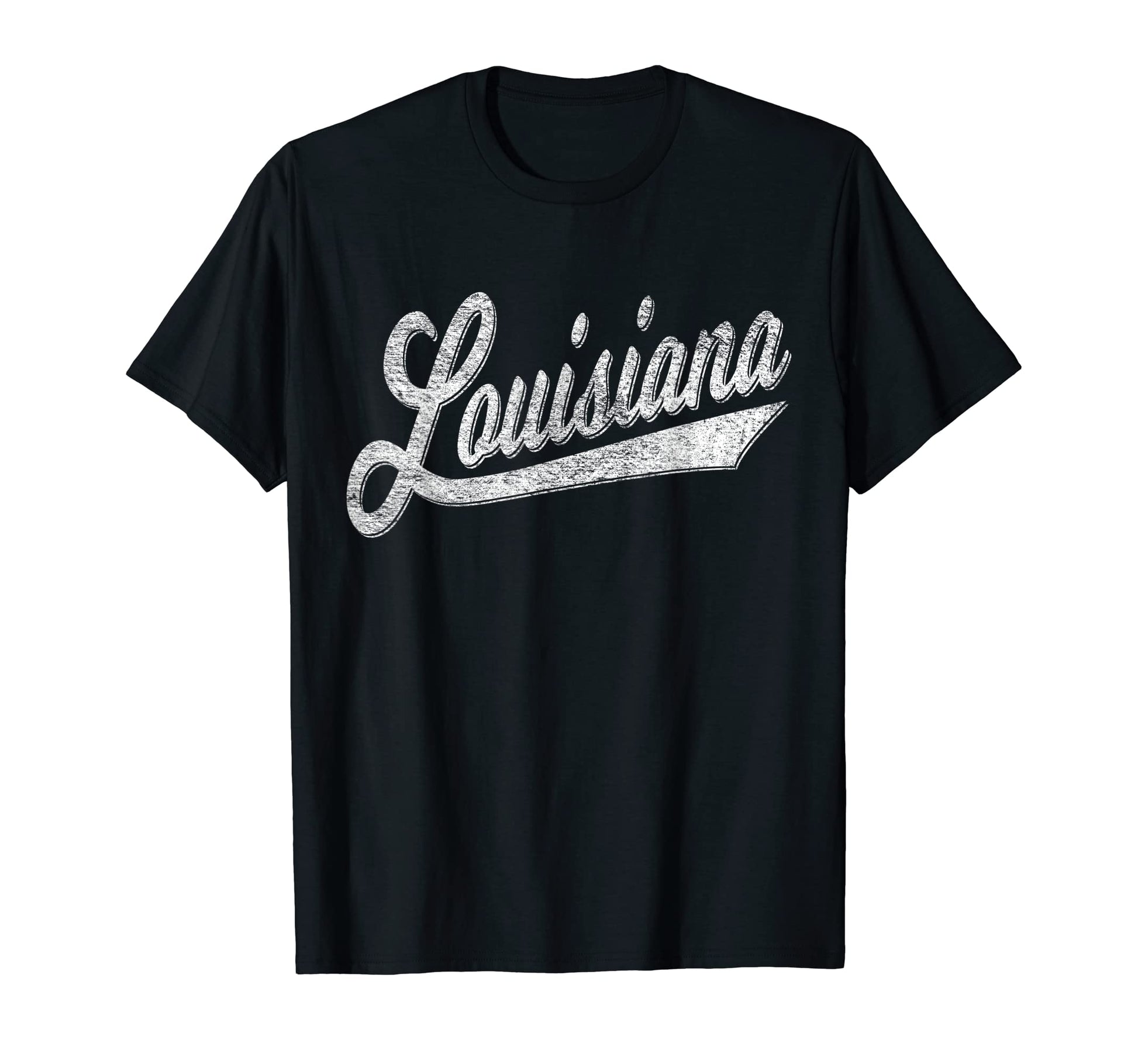 Louisiana Varsity Script Sports T-Shirt - Casual Everyday Wear Men Women - T-Shirt, Sweatshirt, Hoodie