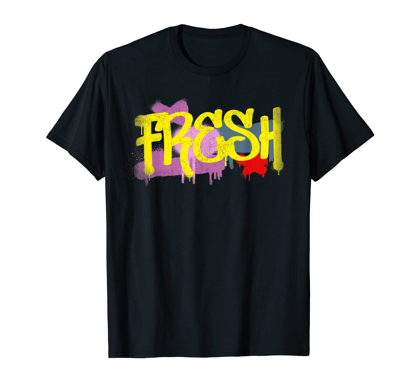 Fresh 80S 90S Hip Hop Rap Old School T-Shirt - Fun Novelty Design Unisex - T-Shirt, Sweatshirt, Hoodie