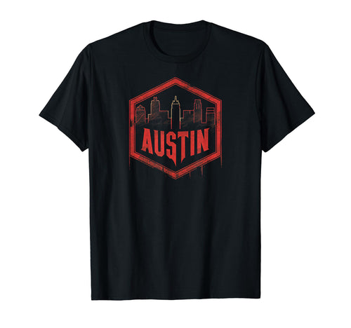 Austin Grit 90S Grunge Urbandecay Mens T-Shirt - Trendy Graphic Men Women - T-Shirt, Sweatshirt, Hoodie