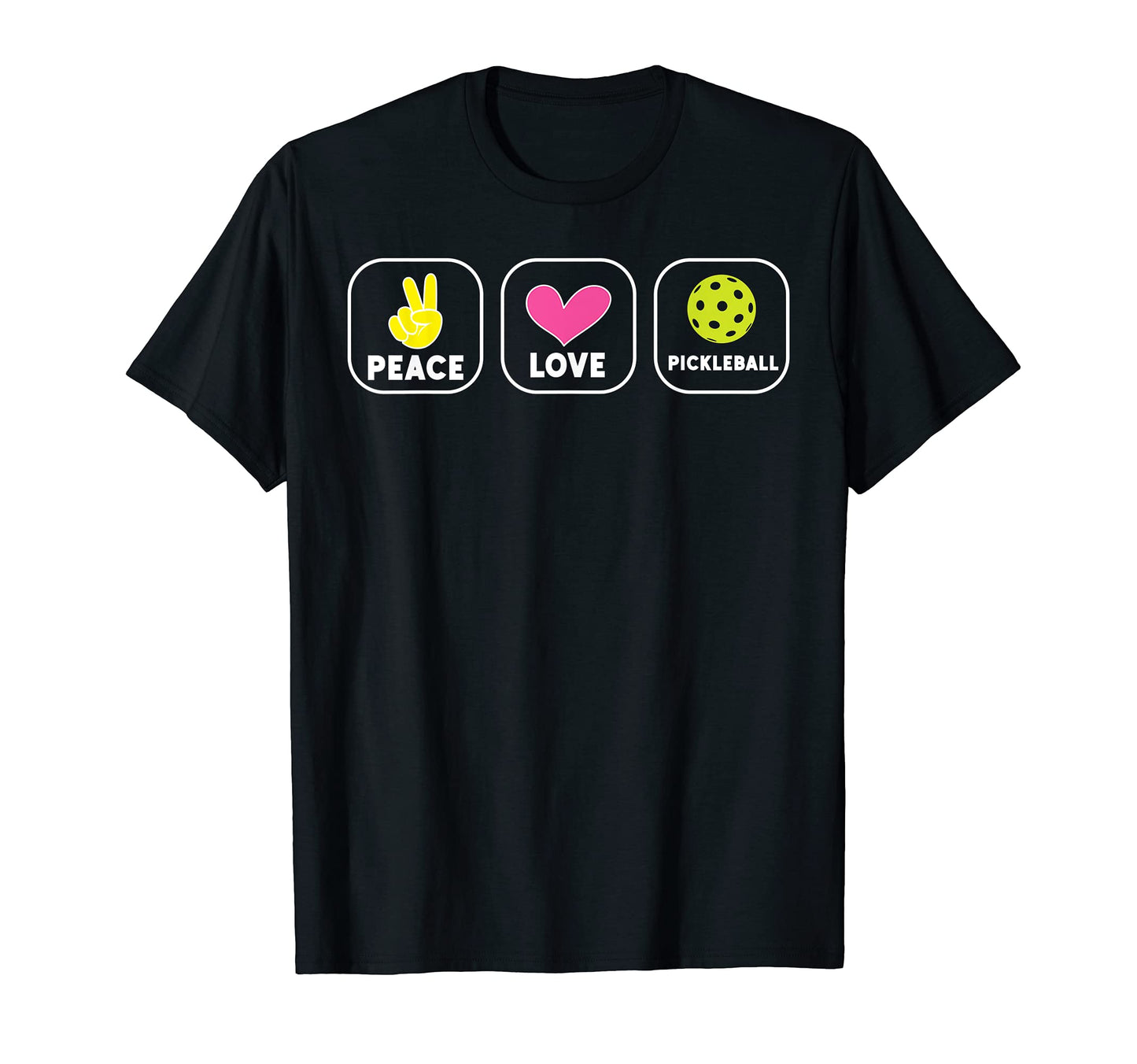 Nice Pickleball Peace Love Pickleball T-Shirt - Streetwear Style Unisex - T-Shirt, Sweatshirt, Hoodie