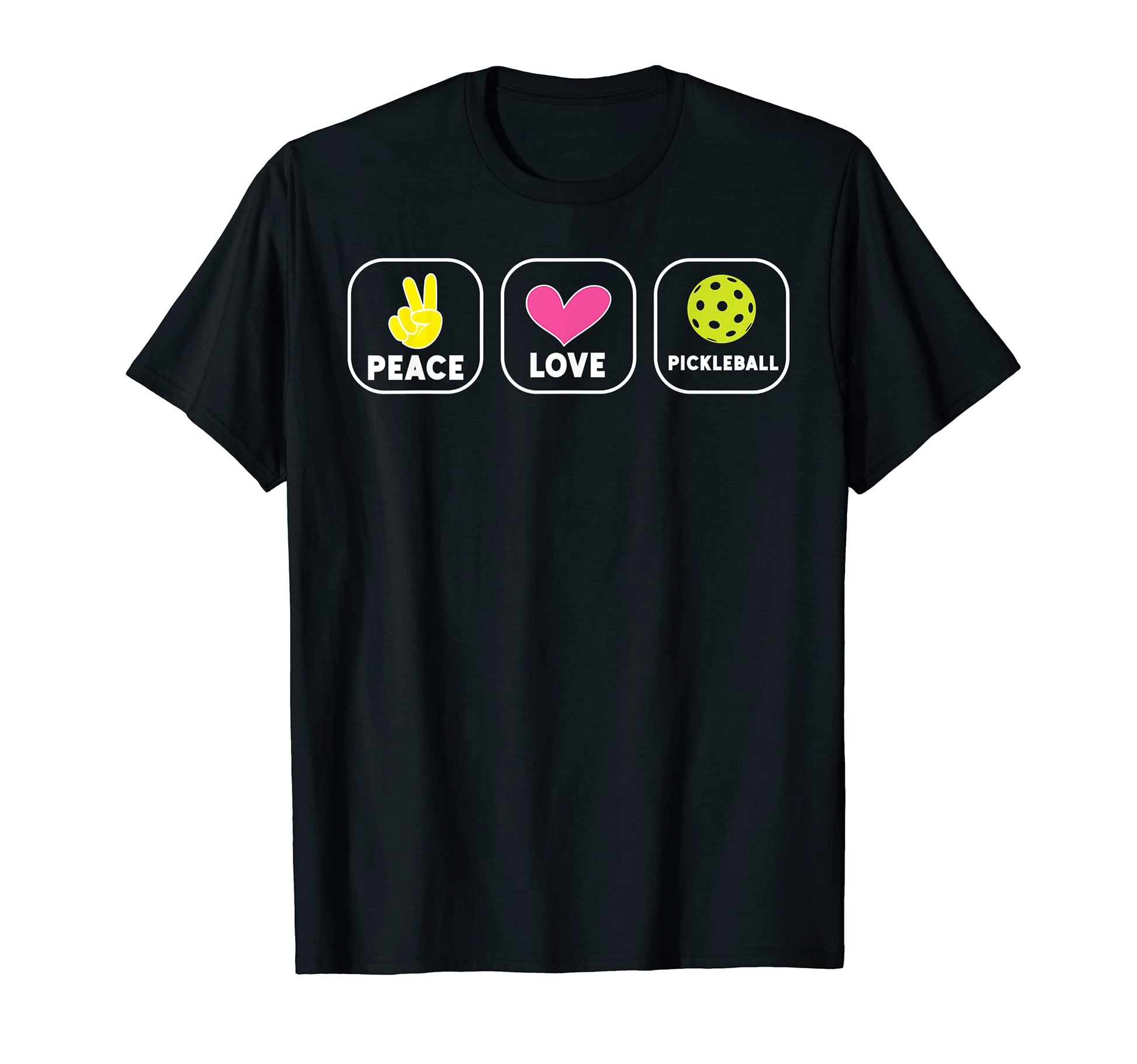 Nice Pickleball Peace Love Pickleball T-Shirt - Streetwear Style Unisex - T-Shirt, Sweatshirt, Hoodie