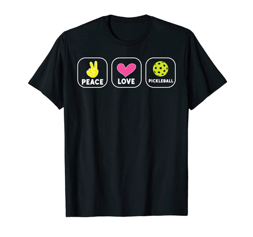 Nice Pickleball Peace Love Pickleball T-Shirt - Streetwear Style Unisex - T-Shirt, Sweatshirt, Hoodie