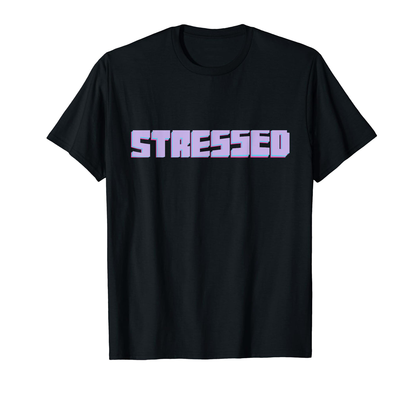 Stressed Aesthetic Vaporwave T-Shirt - Fun Novelty Design Unisex - T-Shirt, Sweatshirt, Hoodie