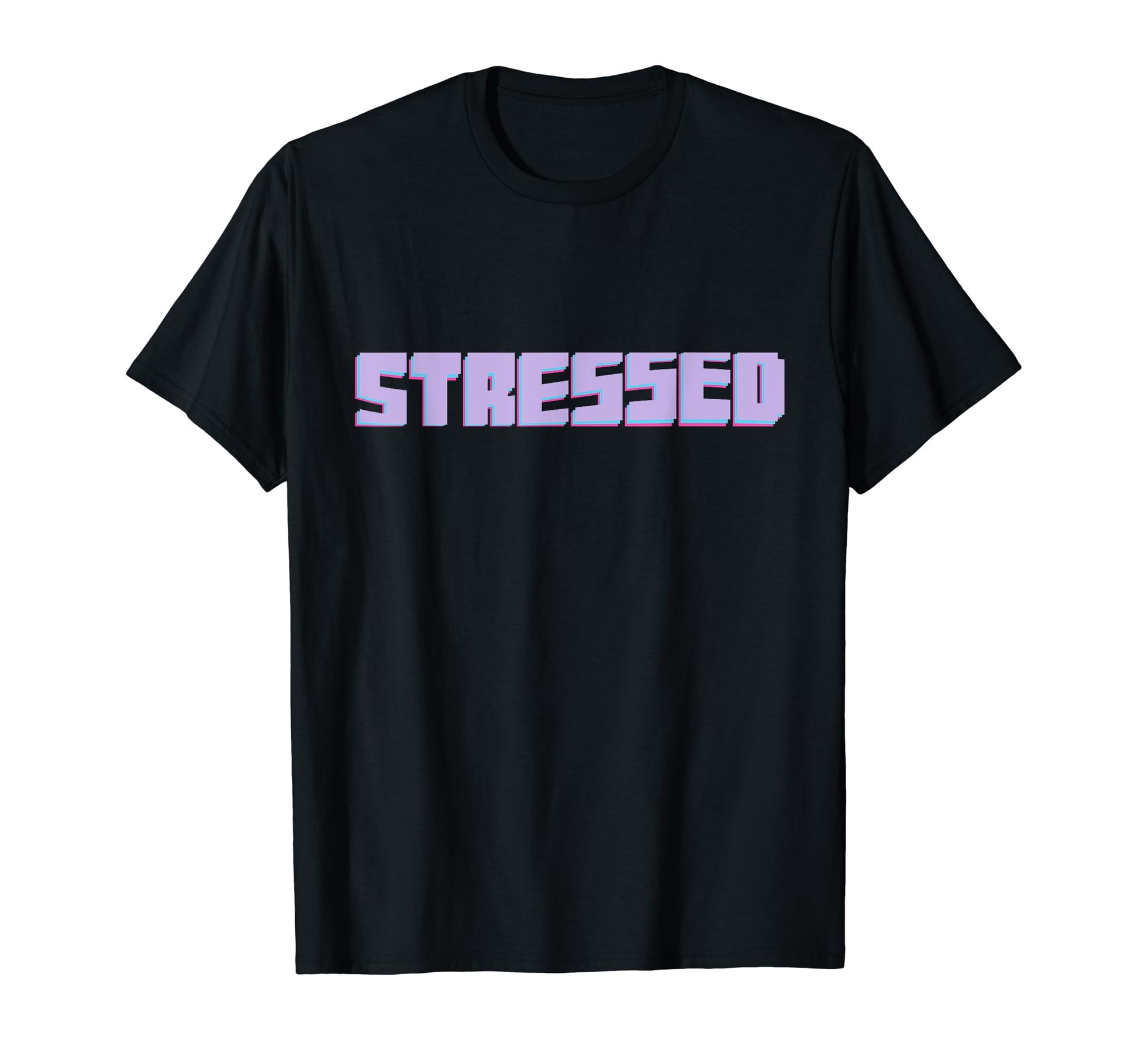 Stressed Aesthetic Vaporwave T-Shirt - Fun Novelty Design Unisex - T-Shirt, Sweatshirt, Hoodie