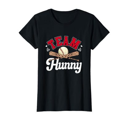 Team Hunny Mothers Day Baseball T-Shirt - Aesthetic Graphic for Adults - T-Shirt, Sweatshirt, Hoodie