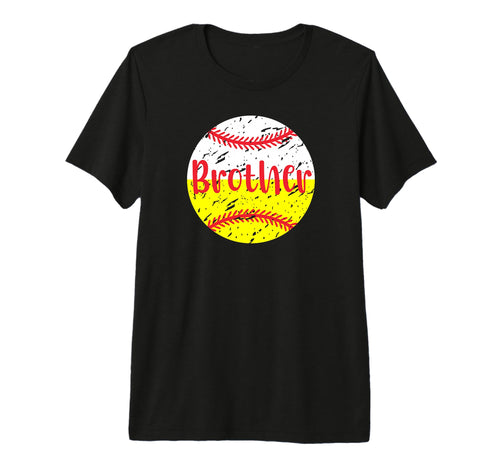 Baseball Softball Brother Softball T-Shirt - Unique Graphic for Adults - T-Shirt, Sweatshirt, Hoodie