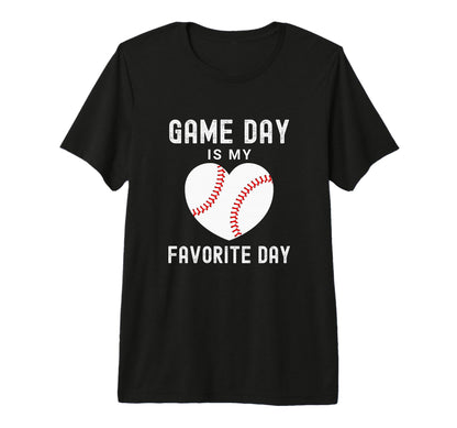 Baseball Mom Life Game Day Is My T-Shirt - Fun Novelty Design for Adults - T-Shirt, Sweatshirt, Hoodie