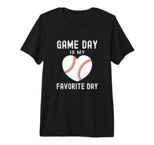 Baseball Mom Life Game Day Is My T-Shirt - Fun Novelty Design for Adults - T-Shirt, Sweatshirt, Hoodie