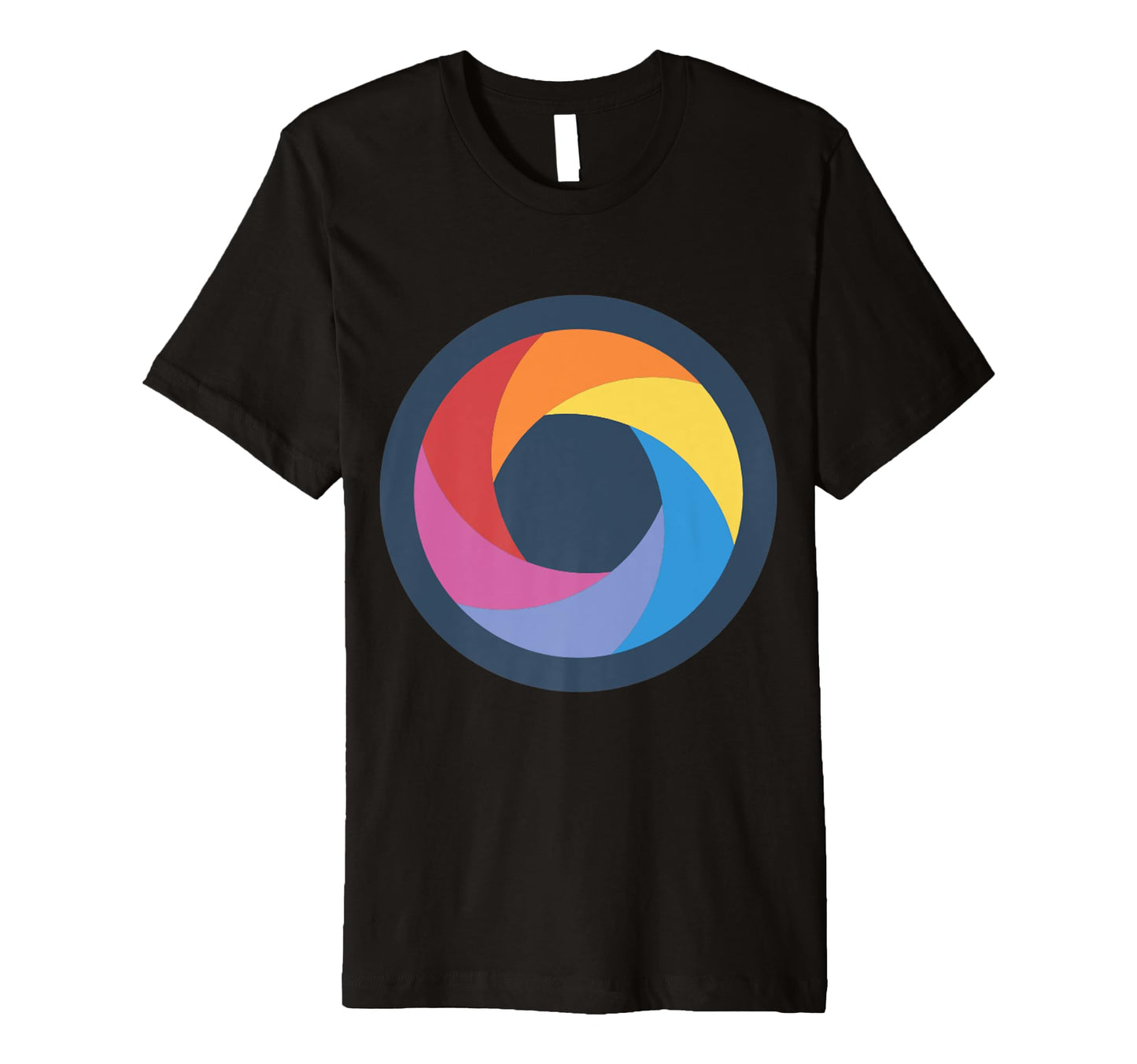 Photography Aperture Camera Lens T-Shirt - Fun Novelty Design for Adults - T-Shirt, Sweatshirt, Hoodie