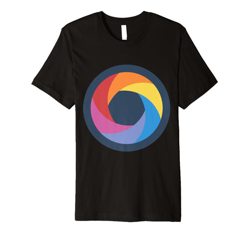 Photography Aperture Camera Lens T-Shirt - Fun Novelty Design for Adults - T-Shirt, Sweatshirt, Hoodie