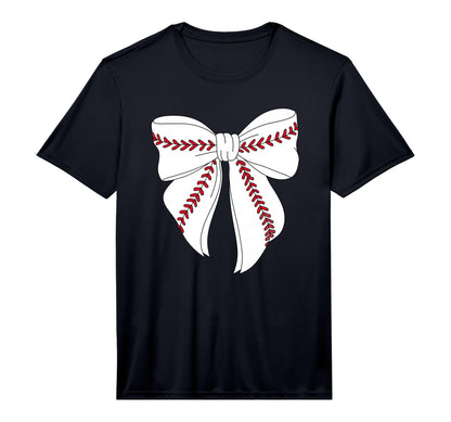 Baseball Coquette Bow Baseball Mom T-Shirt - Streetwear Style for Adults - T-Shirt, Sweatshirt, Hoodie