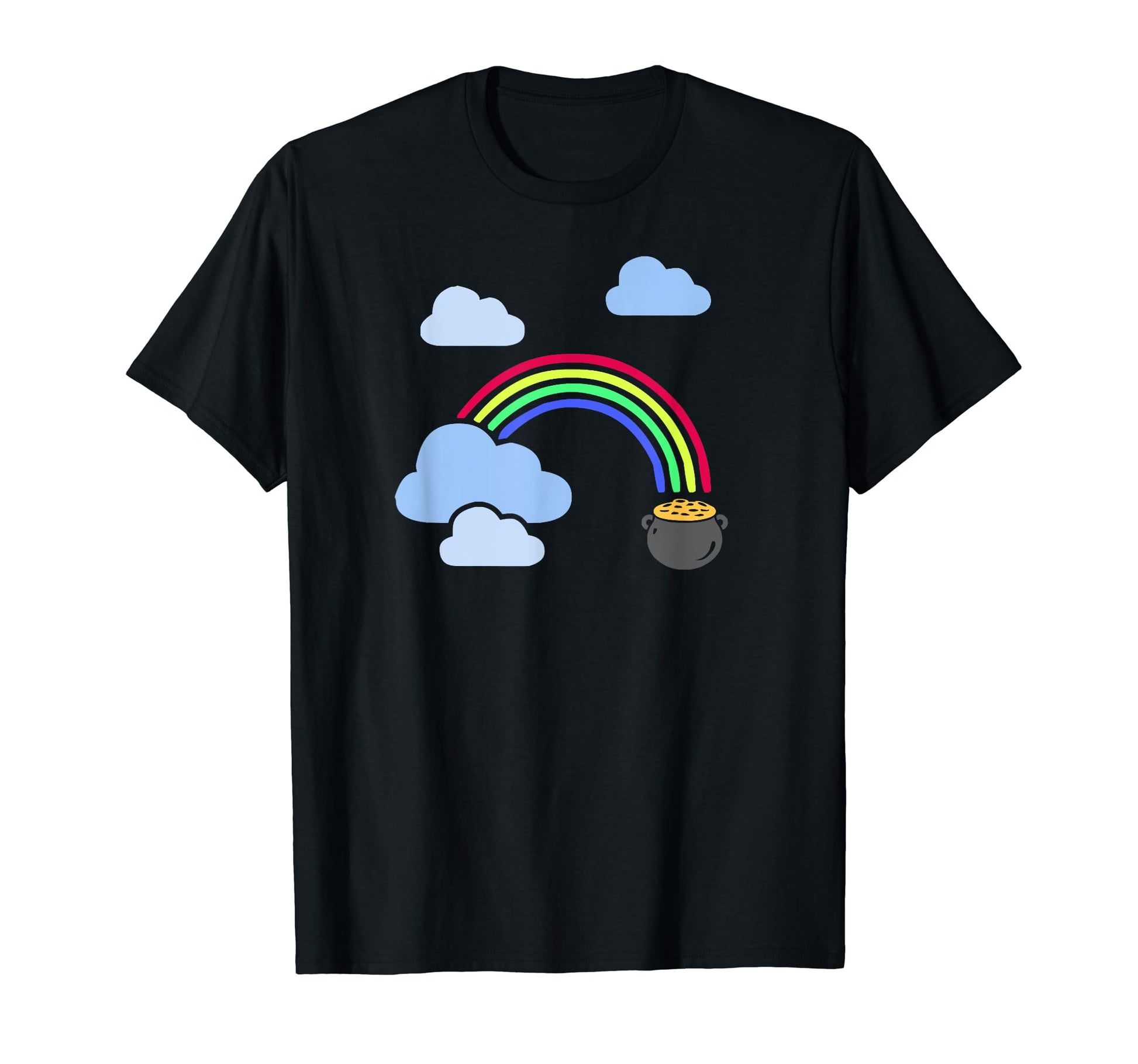 St Patricks Day Pot Leprechaun Gold T-Shirt - Casual Everyday Wear Unisex - T-Shirt, Sweatshirt, Hoodie