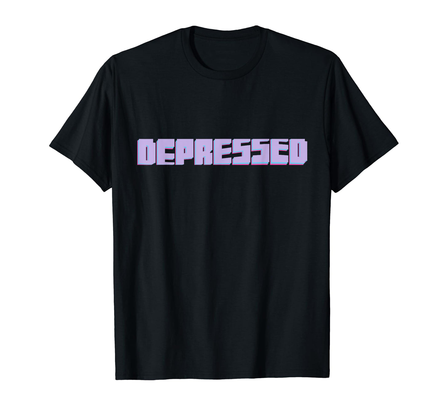 Depressed Aesthetic Vaporwave T-Shirt - Casual Everyday Wear for Adults - T-Shirt, Sweatshirt, Hoodie