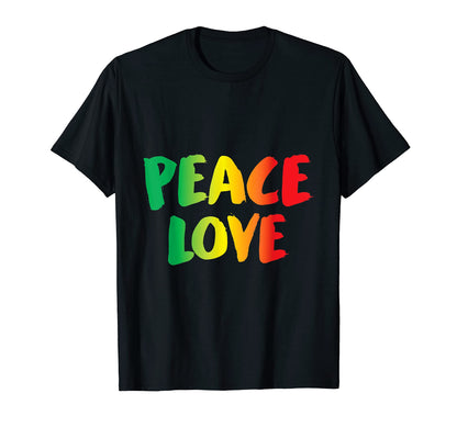 Jamaica Reggae Music Rasta Pride Peace T-Shirt - Custom Art Print Unisex - T-Shirt, Sweatshirt, Hoodie