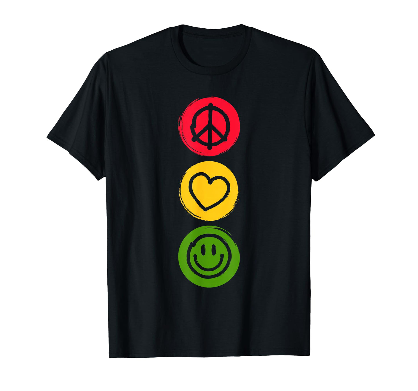 Traffic Light Red Yellow Green T-Shirt - Fun Novelty Design Men Women - T-Shirt, Sweatshirt, Hoodie