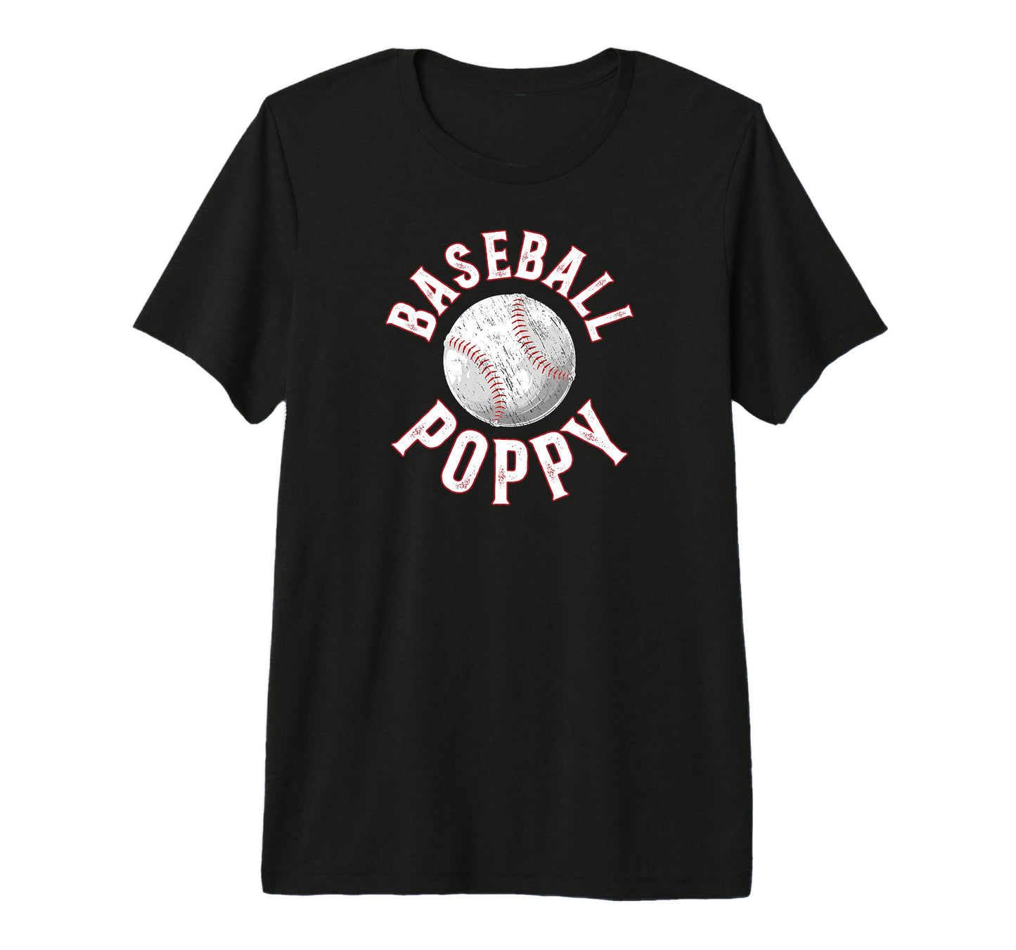 Mens Baseball Poppy Proud Poppy T-Shirt - Minimalist Print Men Women - T-Shirt, Sweatshirt, Hoodie