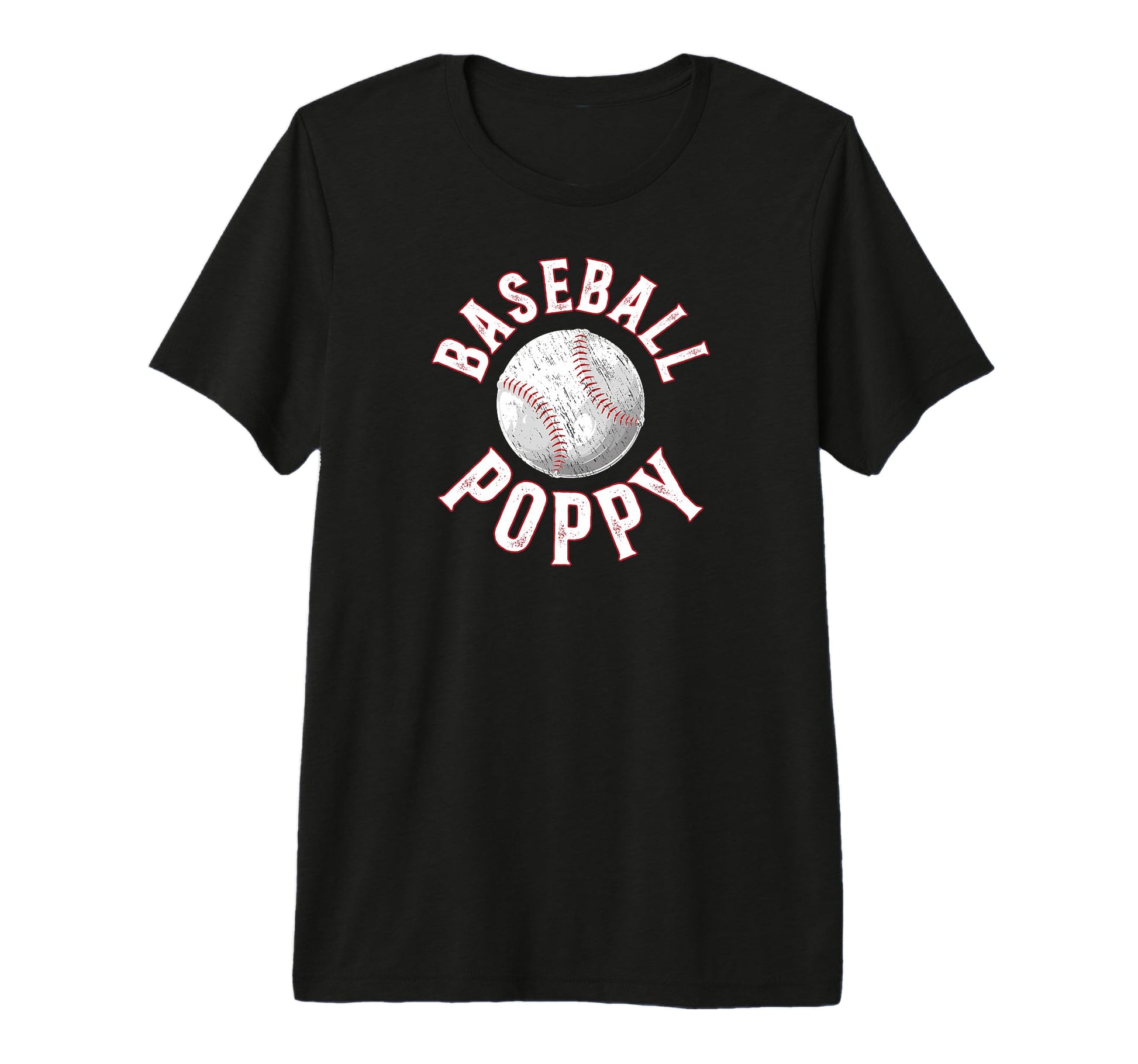 Mens Baseball Poppy Proud Poppy T-Shirt - Minimalist Print Men Women - T-Shirt, Sweatshirt, Hoodie