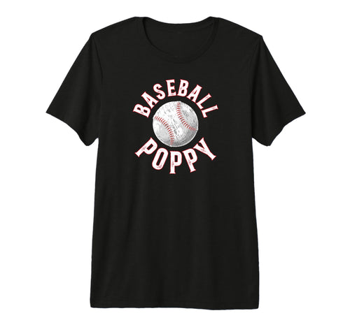 Mens Baseball Poppy Proud Poppy T-Shirt - Minimalist Print Men Women - T-Shirt, Sweatshirt, Hoodie