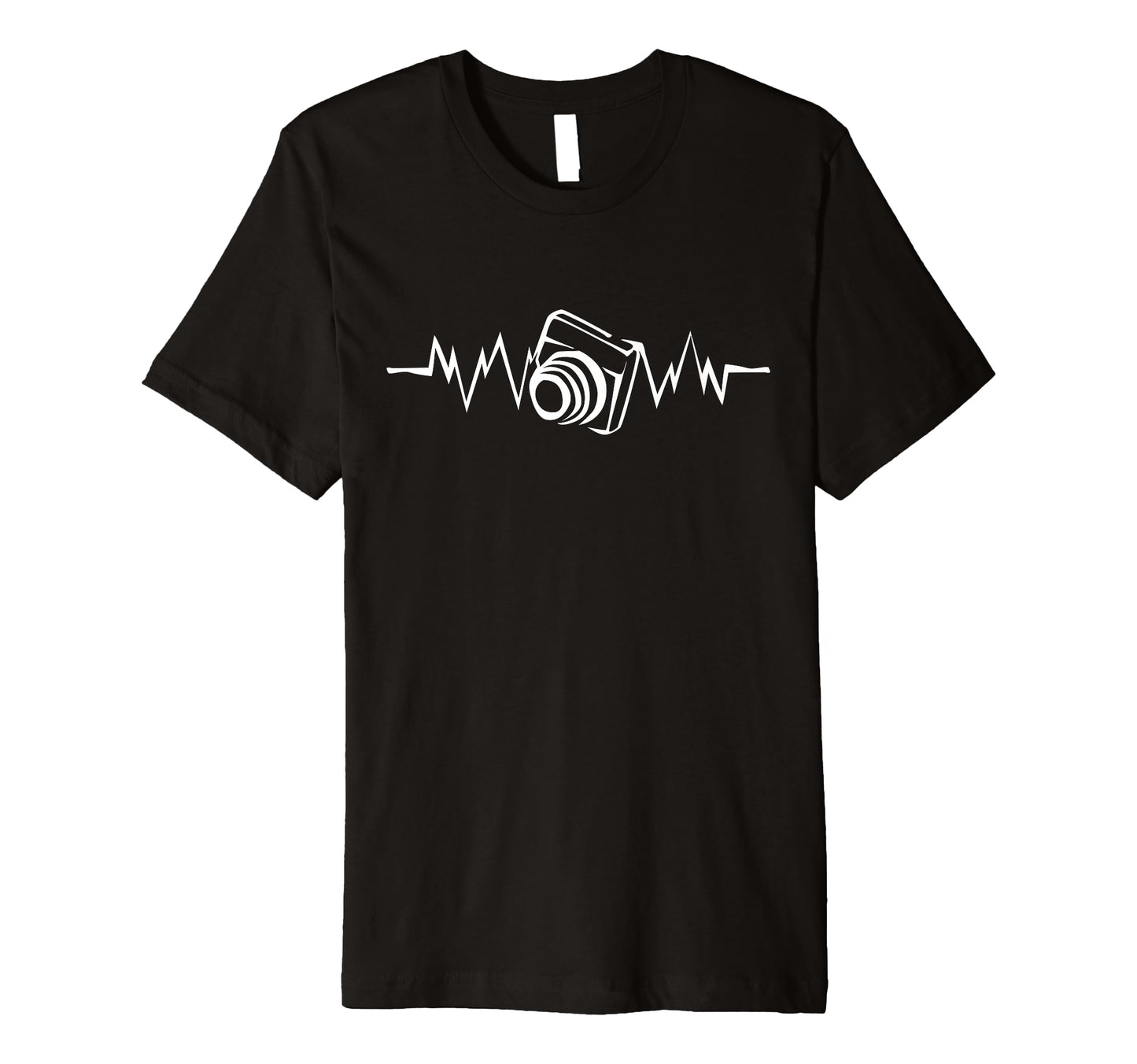 Heartbeat Photography Camera Image Ideas T-Shirt - Novelty Apparel Unisex - T-Shirt, Sweatshirt, Hoodie