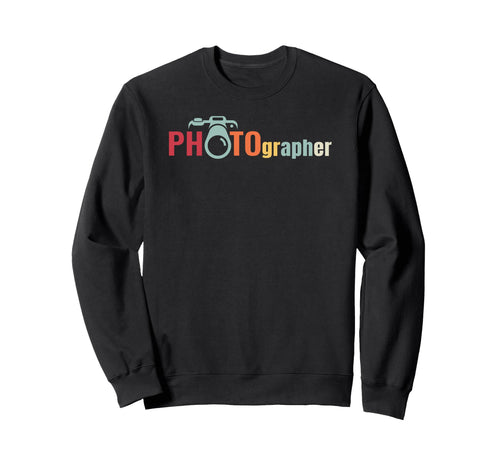 Journalist Photographer Cameraman Camera Sweatshirt - Graphic Print Unisex - T-Shirt, Sweatshirt, Hoodie