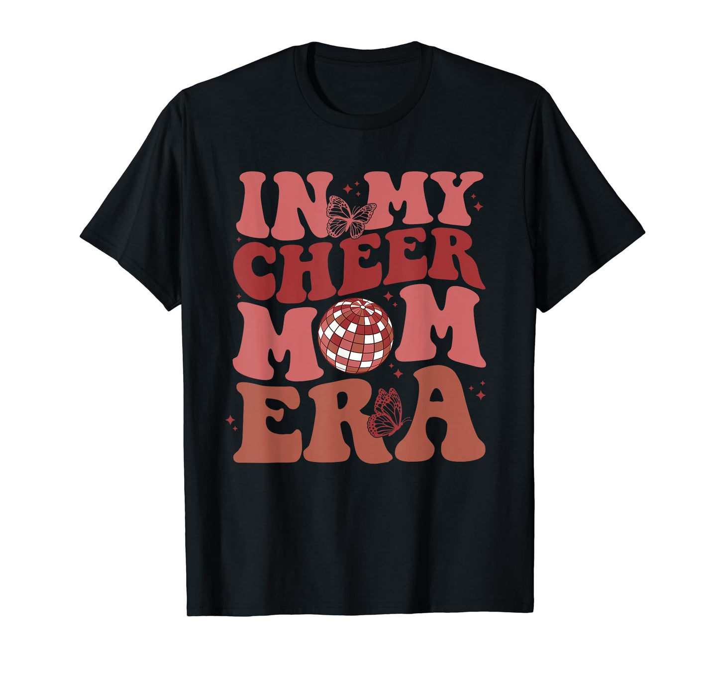 My Cheer Mom Era Cheerleading Football T-Shirt - Novelty Apparel Unisex - T-Shirt, Sweatshirt, Hoodie