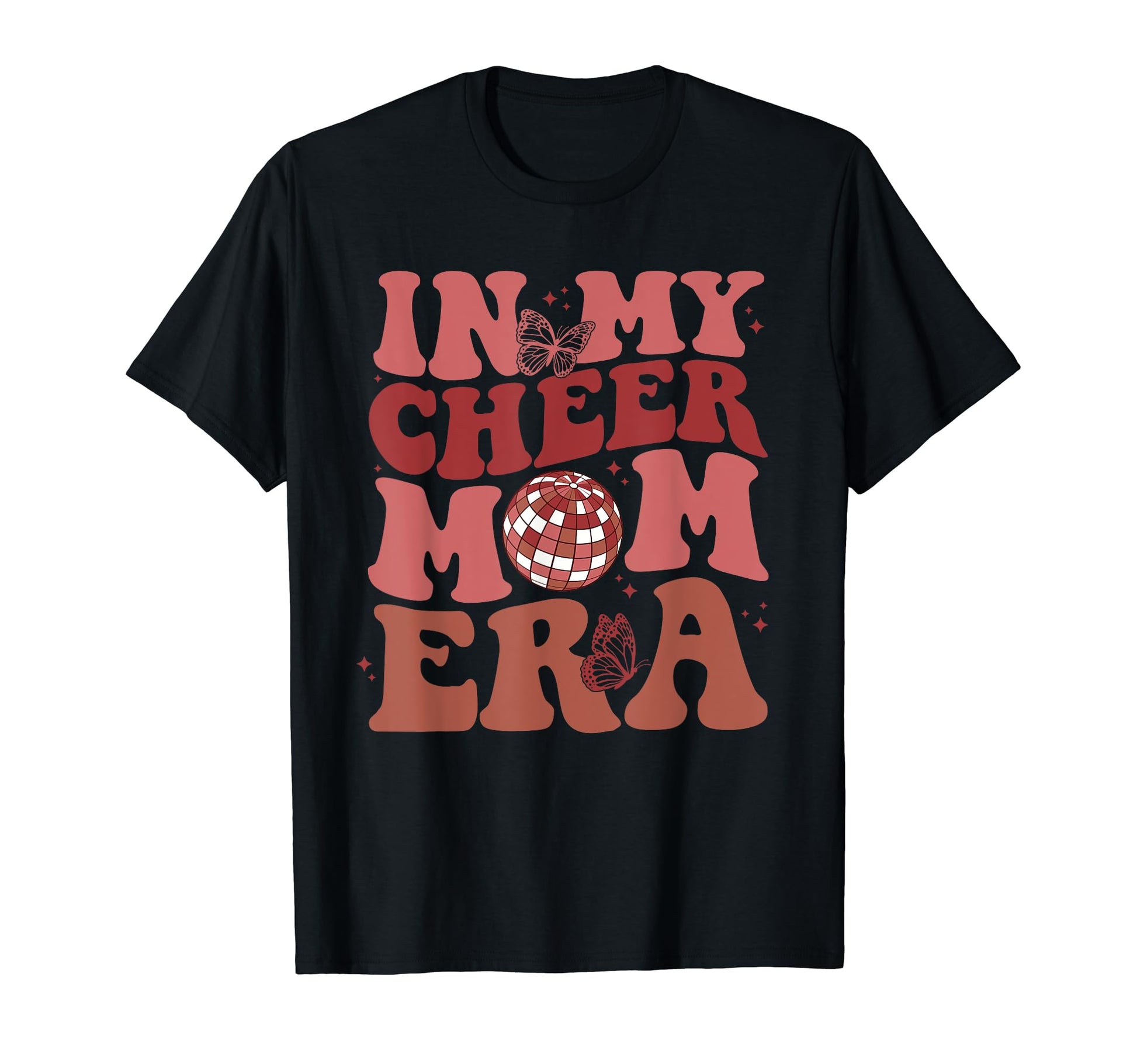 My Cheer Mom Era Cheerleading Football T-Shirt - Novelty Apparel Unisex - T-Shirt, Sweatshirt, Hoodie