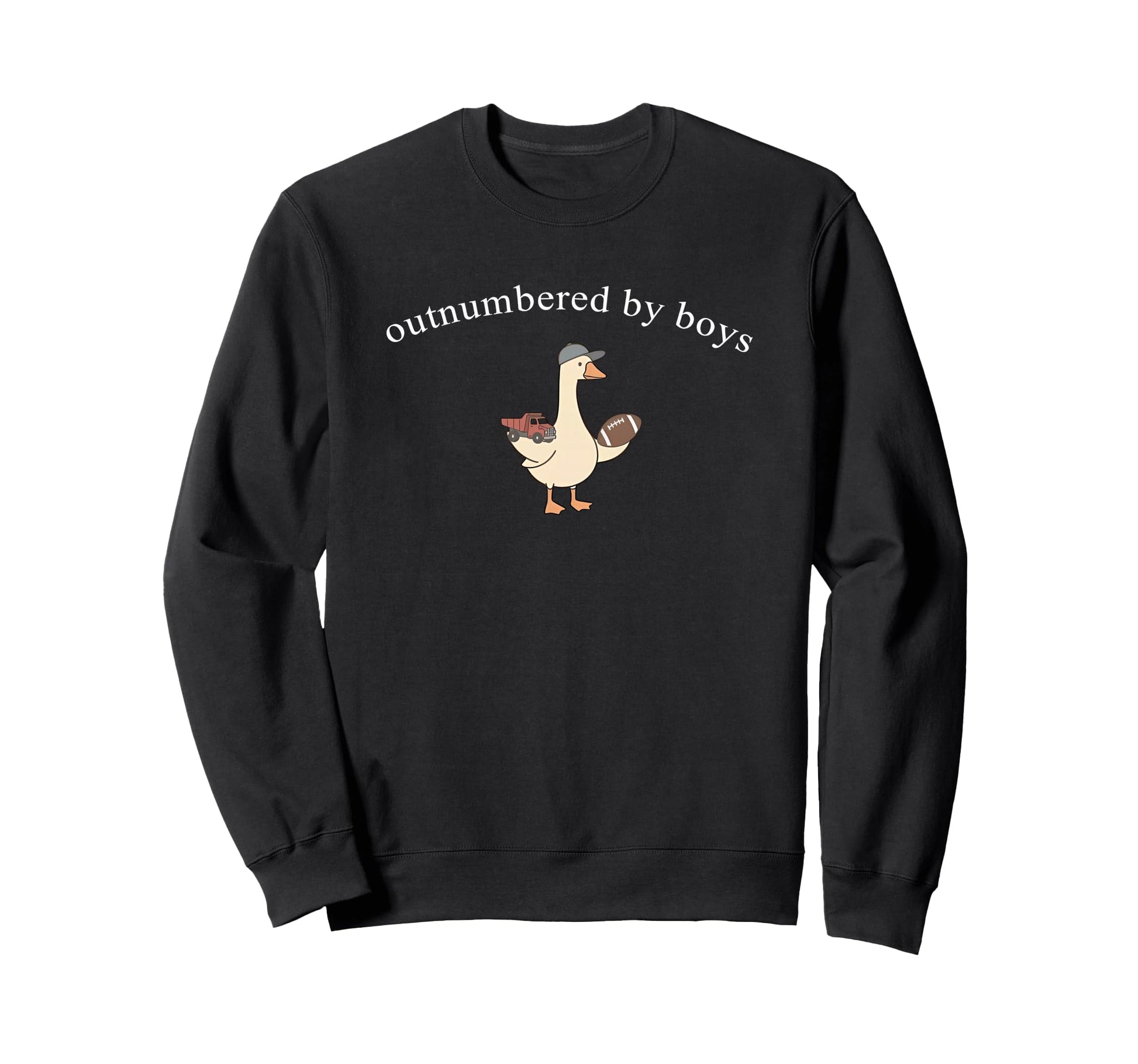 Outnumbered Funny Mom Goose Sweatshirt - Streetwear Style Unisex - T-Shirt, Sweatshirt, Hoodie