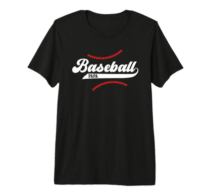 Mens Baseball Papa Baseball Player Papa T-Shirt - Unique Graphic Men Women - T-Shirt, Sweatshirt, Hoodie