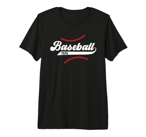 Mens Baseball Papa Baseball Player Papa T-Shirt - Unique Graphic Men Women - T-Shirt, Sweatshirt, Hoodie