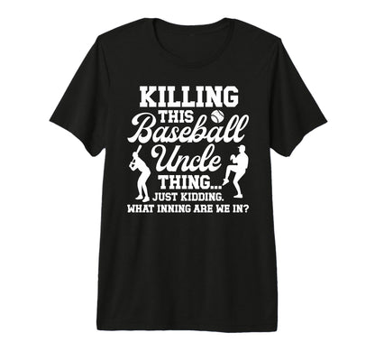 Mens This Baseball Uncle Thing Baseball T-Shirt - Minimalist Print Unisex - T-Shirt, Sweatshirt, Hoodie