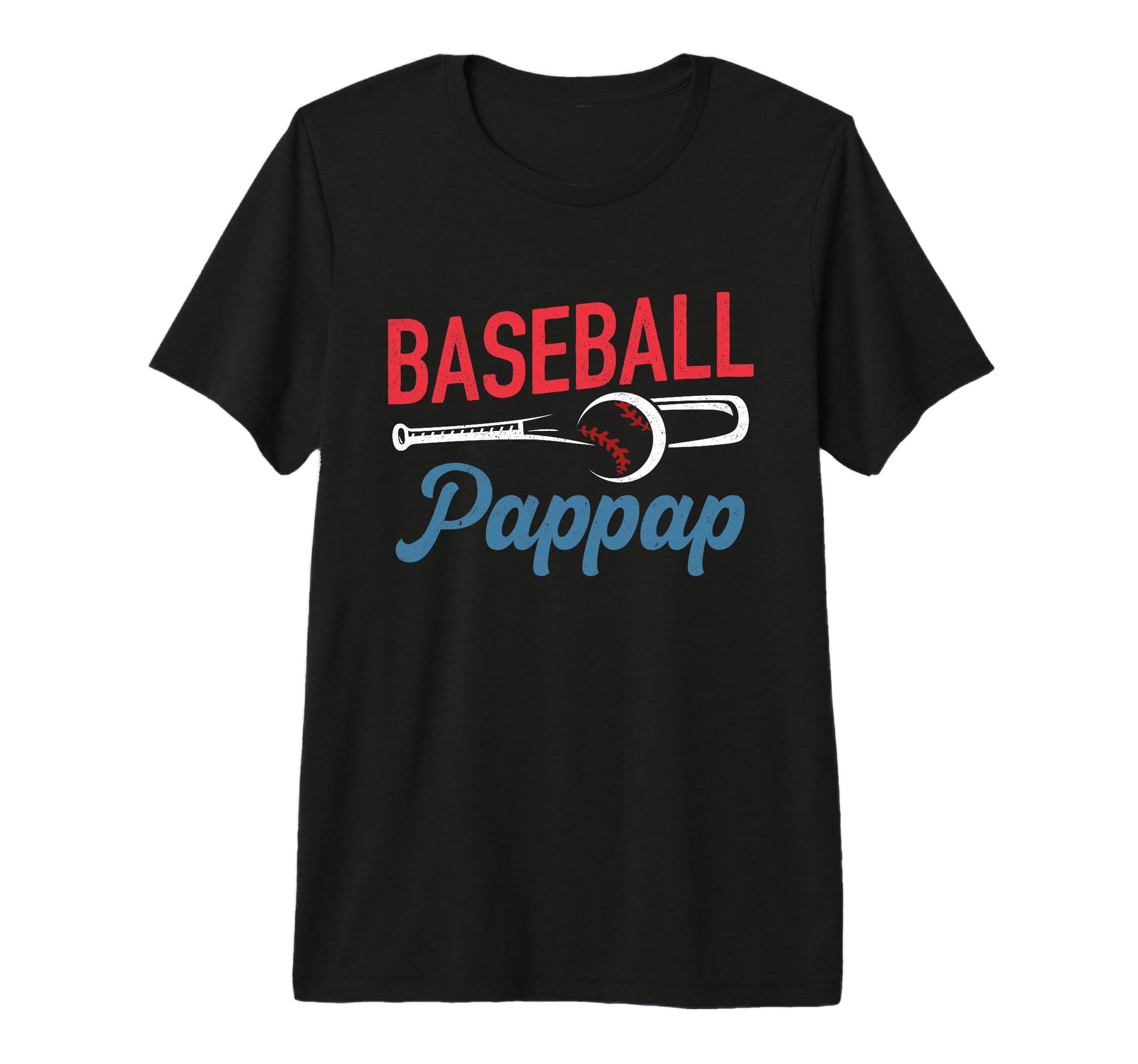 Mens Baseball Pap Pap Life Happy Fathers T-Shirt - Trendy Graphic Unisex - T-Shirt, Sweatshirt, Hoodie