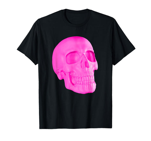 Human Skull Vaporwave Aesthetic T-Shirt - Custom Art Print Unisex - T-Shirt, Sweatshirt, Hoodie
