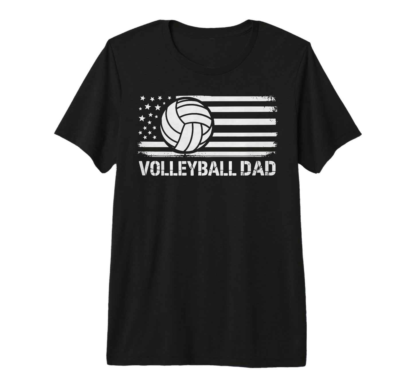 Volleyball Dad Flag Funny Gameday Sports T-Shirt - Novelty Apparel Unisex - T-Shirt, Sweatshirt, Hoodie