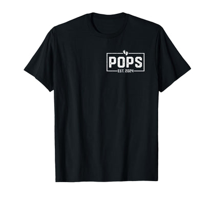 Pops Est 2024 Pops 2024 Logo New T-Shirt - Casual Everyday Wear Unisex - T-Shirt, Sweatshirt, Hoodie